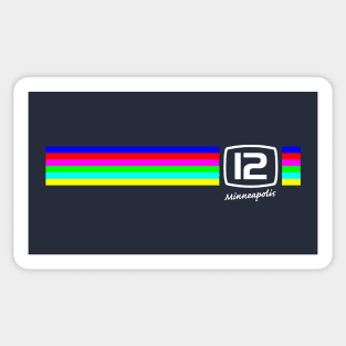 Channel 12 - Minneapolis (RGB) Sticker